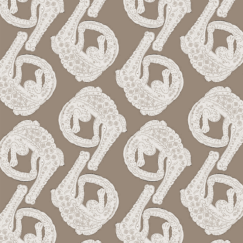 Мебельная ткань Velour Crocodiles Gray-Beige Велюр N 1140 Серо-бежевый в Орле | Loft Concept 