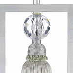 Торшер с прямоугольным тканевым абажуром на белом мраморном основании Silver Threads варинант исполнения - 2 | Loft Concept в Орле