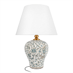 Настольная лампа с цветочной росписью Lamp Flower Painting варинант исполнения - 1 | Loft Concept в Орле