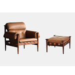 Пуф с каркасом из дерева и обивкой из кожи Furniture Medieval варинант исполнения - 1 | Loft Concept в Орле