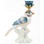 Фарфоровый подсвечник с птицей Eden Garden варинант исполнения - 2 | Loft Concept в Орле