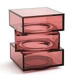 Стол журнальный в форме кубов Acrylic Furniture Lumina Crimson Clarity варинант исполнения - 1 | Loft Concept в Орле