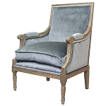 Кресло William Classical Armchair grey velvet варинант исполнения - 3 | Loft Concept в Орле