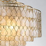 Люстра многоярусная с декором из натуральной морской ракушки Iridescent Light варинант исполнения - 4 | Loft Concept в Орле