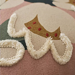 Подушка с цветочным принтом и кисточками Blooming Elegance Daisy варинант исполнения - 6 | Loft Concept в Орле