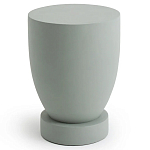 Приставной столик из массива манго Tom-tom Grey варинант исполнения - 1 | Loft Concept в Орле